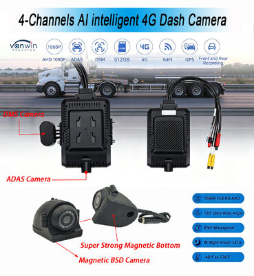 Dash Cam Recorder με ενσωματωμένο αλγόριθμο AI για ανίχνευση συμπεριφοράς οδηγού και μονάδα 4G που υποστηρίζει παγκόσμιες ζώνες συχνοτήτων