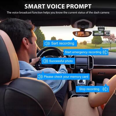 M6 3-Channel 4G AI Dash Camera | 4K Front + 1080p Cabin & Rear | ADAS DMS GPS | 24/7 Fleet Safety Monitoring