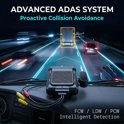 Έξυπνο 4G Dash Recorder με AI Video Telematics GPS WiFi & SOS κουμπί πανικού για ασφάλεια στόλου