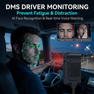 AI Fleet Dashcam 4G LTE με ADAS DMS BSD Active Driver Coaching & Risk Mitigation Blackbox