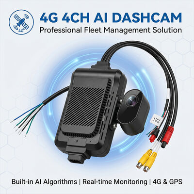Μεταφορέας βαρέων φορτηγών 4G Dash με ADAS BSD - GPS Telematics Fleet Camera με κουμπί SOS Panic