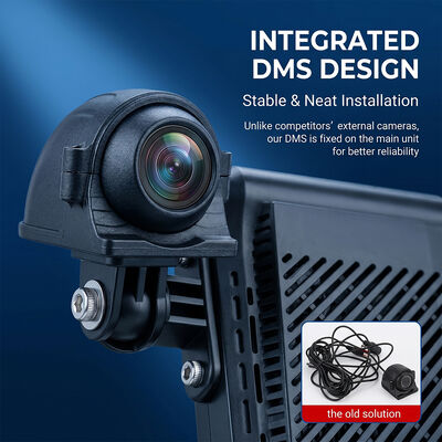 Μεταφορέας βαρέων φορτηγών 4G Dash με ADAS BSD - GPS Telematics Fleet Camera με κουμπί SOS Panic