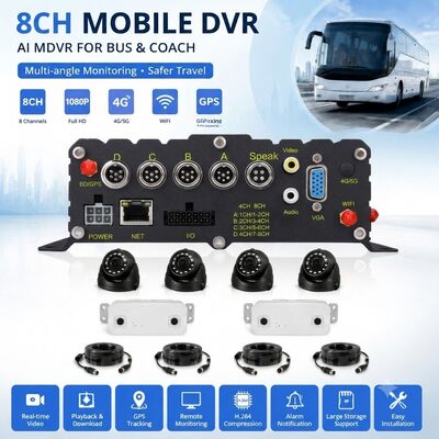 Εικονικό Πνευματικό Κινητό DVR με κάμερα καταμέτρησης επιβατών για σύστημα παρακολούθησης στόλου λεωφορείων