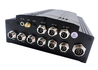 RJ45 4G Κινητές αναλογικές κάμερες DVR 4 καναλιών 2,5" SATA ψηφιακό βίντεο καταγραφέα
