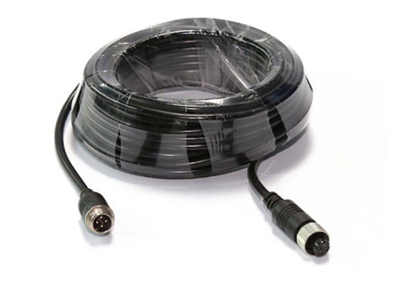 20m 4P Din Jack Extension Cable Double Shielded Female to Male Connector για κάμερα λεωφορείου