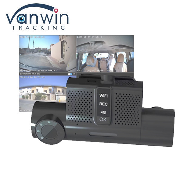 Μίνι μεγέθους φορητό 2CH αυτοκίνητο blackbox με 3G / 4G WIFI λειτουργία GPS για ταξί