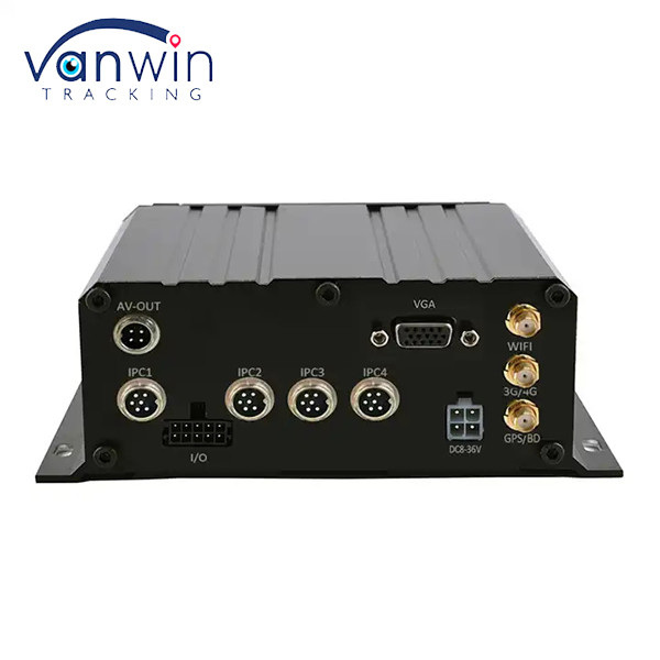 H.264 HDD 1080P 4CH MNVR Truck Bus Remote 3G 4G GPS WiFi Vehicle Network Παρακολούθηση κινητής NVR