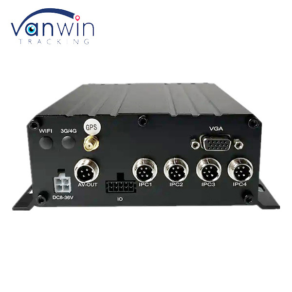 4CH MNVR με HDD SSD Υποστήριξη 4G GPS Wi-Fi για φορτηγό λεωφορείο Απομακρυσμένη παρακολούθηση δικτύου οχημάτων