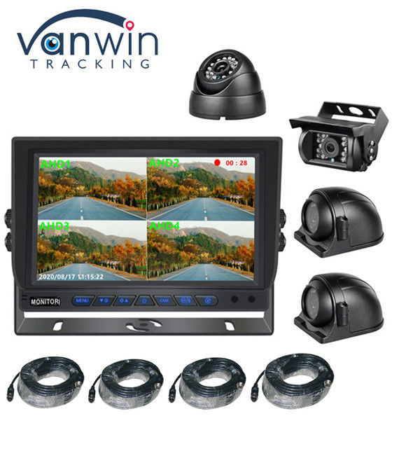 9inch AHD Car HD Screen Bus Security Ahd 960P Quad View Car Monitor Για ρυμουλκούμενο φορτηγών