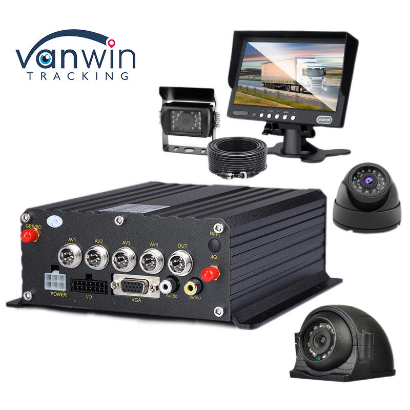 4CH 1080P H.265 κάρτα SD κινητό DVR GPS Tracker για όργανο καταγραφής αυτοκινήτου