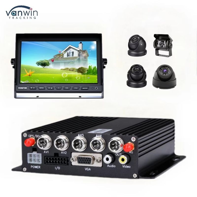 DC 12V 36V H.265 4CH HD 1080P Car Mobile DVR Dash Cam Recorder με ασύρματη μεταφορά