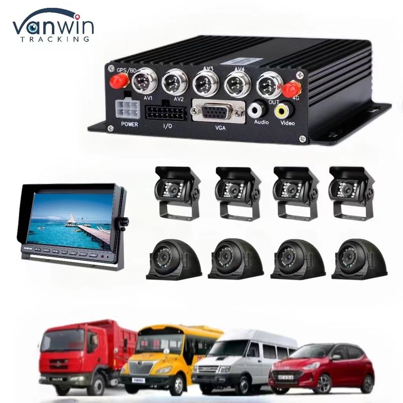 8CH 1080P H.265 HD GPS Φορτηγό κινητό DVR καταγραφέας με 12V 2.5A και 5V 2A έξοδο