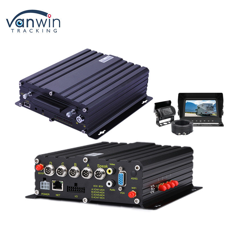 H.265 4CH HD Vehicle Mobile DVR 1080P AI Car Recorder με εισροή συναγερμού εισροή ταχύτητας παλμού
