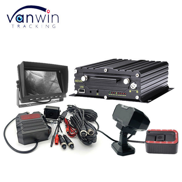 4CH 1080P SD MDVR Πραγματική παρακολούθηση και παρακολούθηση 4G AI ADAS DMS Mobile DVR για λεωφορείο
