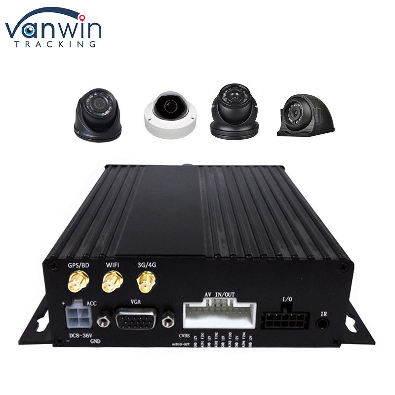 GPS 1080P HD 4CH Mobile DVR SD κάρτα Samrt WIFI λεωφορείο Οχήμα ψηφιακό βίντεο καταγραφέα