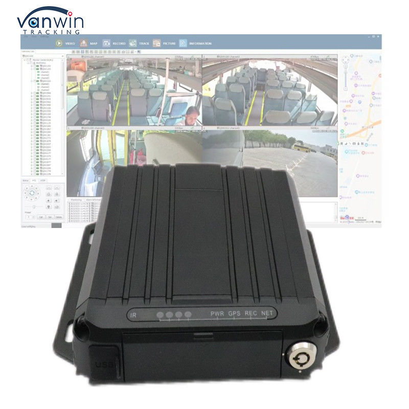 4G Online Video Tracking GPS Mobile DVR 1080p κάρτα SD 4 κανάλια κάρτα SIM GPS οχήμα κάμερα CCTV