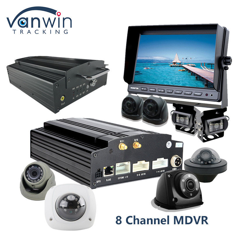 4G Wifi Gps MDVR Συστήματα κάμερας 8CH κινητό ψηφιακό βίντεο καταγραφέα για λεωφορείο φορτηγό οχήματος