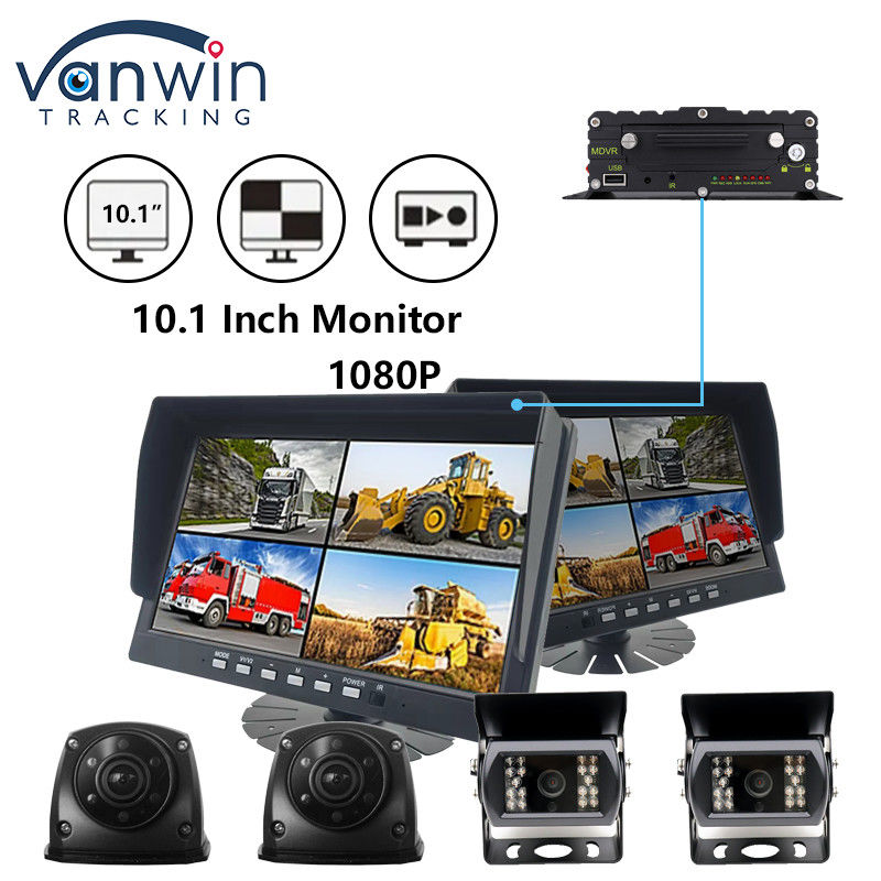 10.1 ιντσών IPS Ασφάλεια TFT Car Monitor HD 1080P οθόνη για φορτηγό λεωφορείο κάμερα οχήματος
