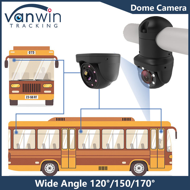 IP69K Αδιάβροχος 1080P Καταγραφέας MDVR Αυτοκινήτου 170 μοίρες Καμερα παρακολούθησης λεωφορείου ευρείας γωνίας
