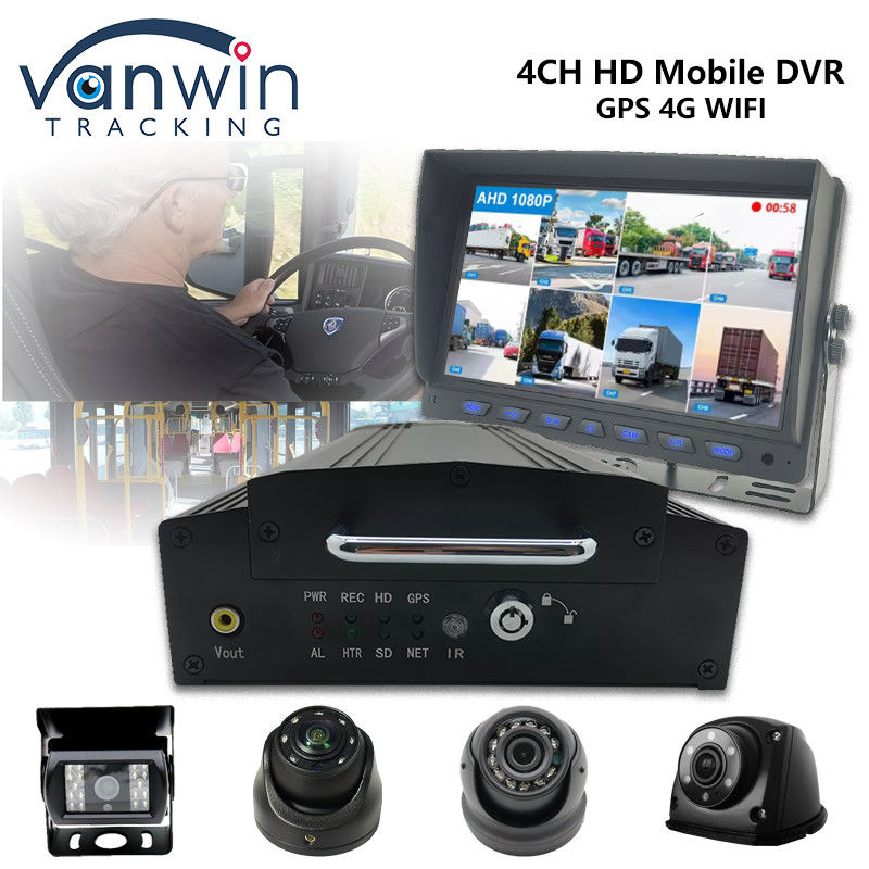 4 κανάλια HDD SSD Mobile DVR 1080P 4G Wi-Fi GPS MDVR Καμερα Οχήματος Αυτοκίνητο Σύστημα CCTV
