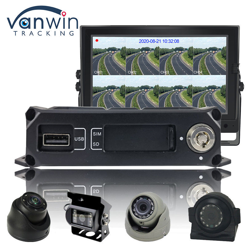 H.264 4CH HD 1080P Mobile DVR 4G GPS WIFI SD Card MINI MDVR για παρακολούθηση βίντεο αυτοκινήτων