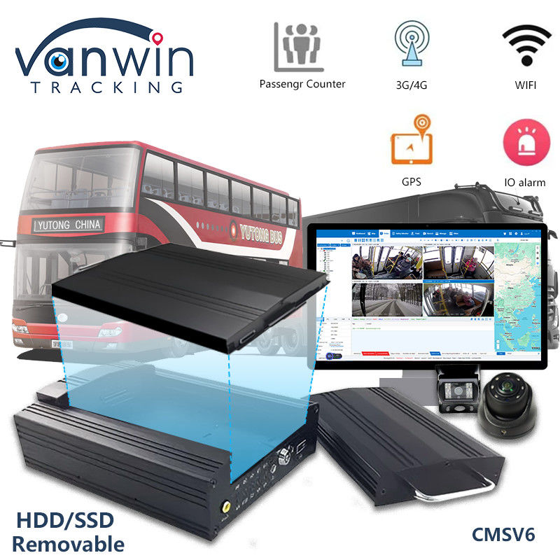 OEM 8CH HD 1080P HDD Mobile DVR με 4G GPS WIFI MDVR για σύστημα διαχείρισης στόλου