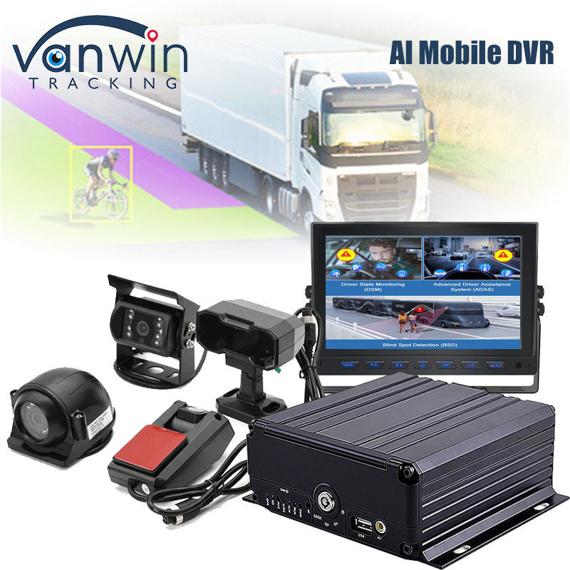 4CH 1080P λειτουργία AI κινητό DVR ADAS DMS Kit DVR 4G GPS SD HDD MDVR συστήματα οχήματος