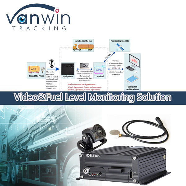 4G ασύρματος κινητός DVR μετρητής επιπέδου πετρελαίου ντίζελ αντλία καυσίμου επιπέδου παρακολούθησης αισθητήρα για φορτηγά