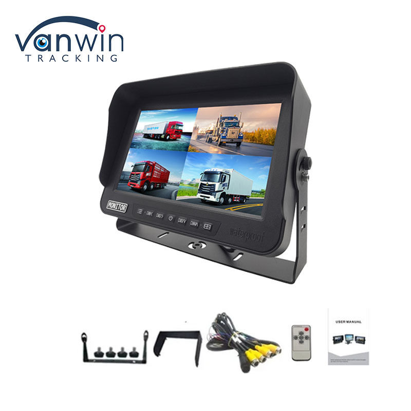 10.1 ίντσες AHD 1080P MDVR Monitor 4 κανάλια Full HD Waterproof Split Display Monitor Για οχήματα