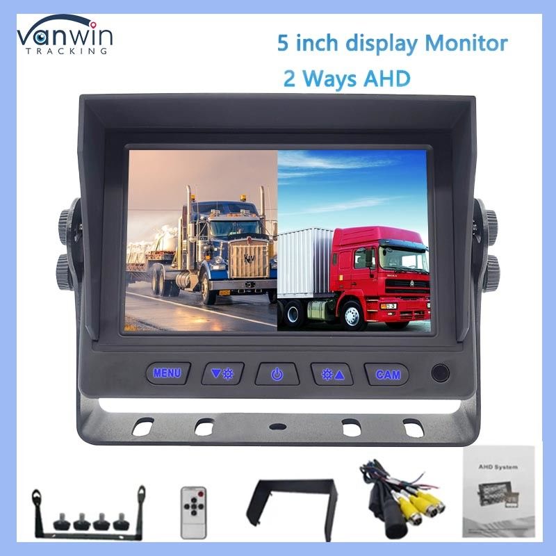 5 ιντσών οθόνη GPS για αυτοκίνητα HD AHD ψηφιακό TFT LCD μικρό σύστημα παρακολούθησης αυτοκινήτων IPS οθόνη οπίσθιας θέσης