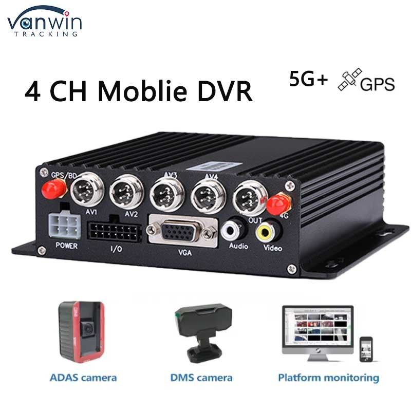 4 κανάλια DVR αυτοκινήτου με κάμερα 5G GPS AHD κάμερα SD κάρτα καταγραφής βίντεο για φορτηγό λεωφορείο