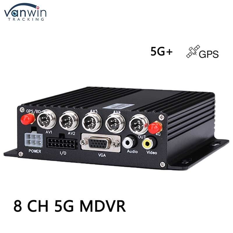 8 κανάλια DVR αυτοκινήτου με 5G GPS AHD 1080P κάμερα SD κάρτα βίντεο καταγραφέας για φορτηγό λεωφορείο