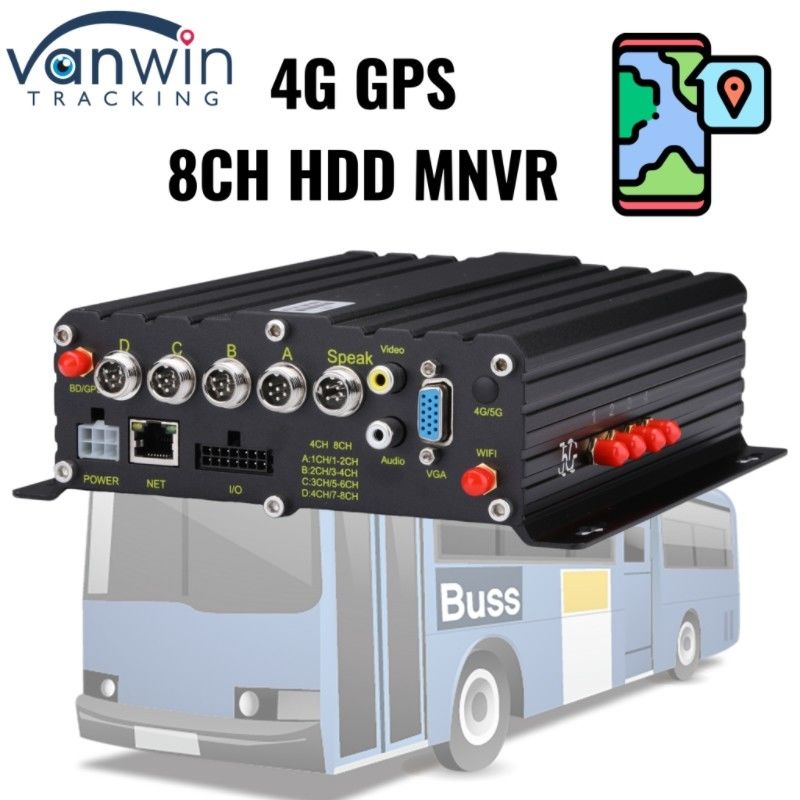 OEM 8 κανάλια HDD MNVR Βίντεο Καταγραφής Ασφάλειας Οχήματος για Φορτηγό Λοφοφόρο