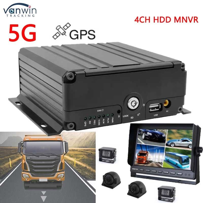 4CH Mobile NVR1080P AHD 5G WIFI και GPS 1 HHD Εταιρική Καταγραφή Βίντεο