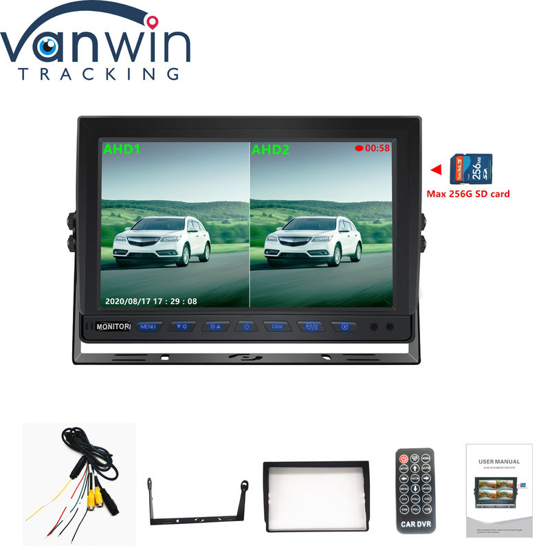 10.1 ίντσες HD TFT LCD οθόνη Αδιάβροχη οθόνη οχήματος για φορτηγά/βαν τροφοδοσία DC 12V-24V -30C έως 80C Νυχτερινή λειτουργία