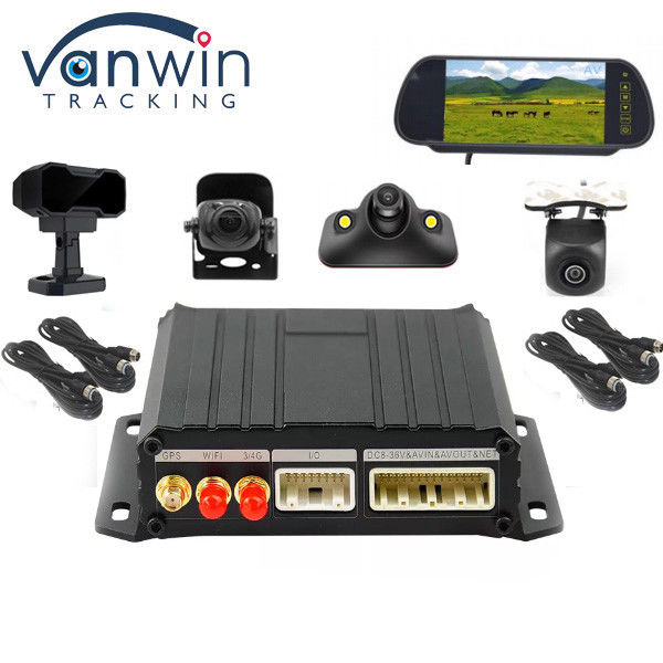 4CH Μίνι SD Mobile DVR GPS Wifi 4G 4CH Kit Ταξί CCTV Κάμερα Καρ DVR με ADAS DMS