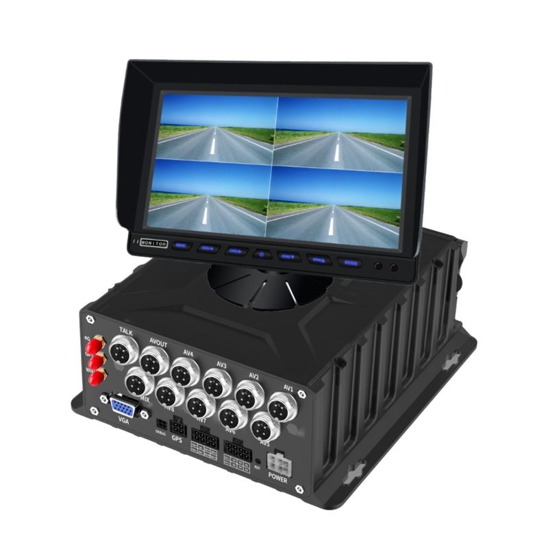 Προχωρημένο 8 CH κινητό DVR με προηγμένο σύστημα υποβοήθησης οδηγού Ανίχνευση τυφλού σημείου Σύστημα παρακολούθησης οδηγού για οχήματα