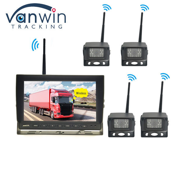 Σύστημα ασύρματης κάμερας AHD νυχτερινής όρασης 10,1 ιντσών 4 καναλιών για γεωργικά μηχανήματα