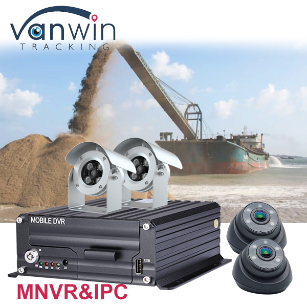 6CH IPC NVR 4G GPS 6 καναλιών Δικτυακό MNVR για Εξόρυξη Χρυσού, Ποταμού, Άμμου, Αντλίες, Σκάφος, Εκτόξευση, Βυθοκόρηση