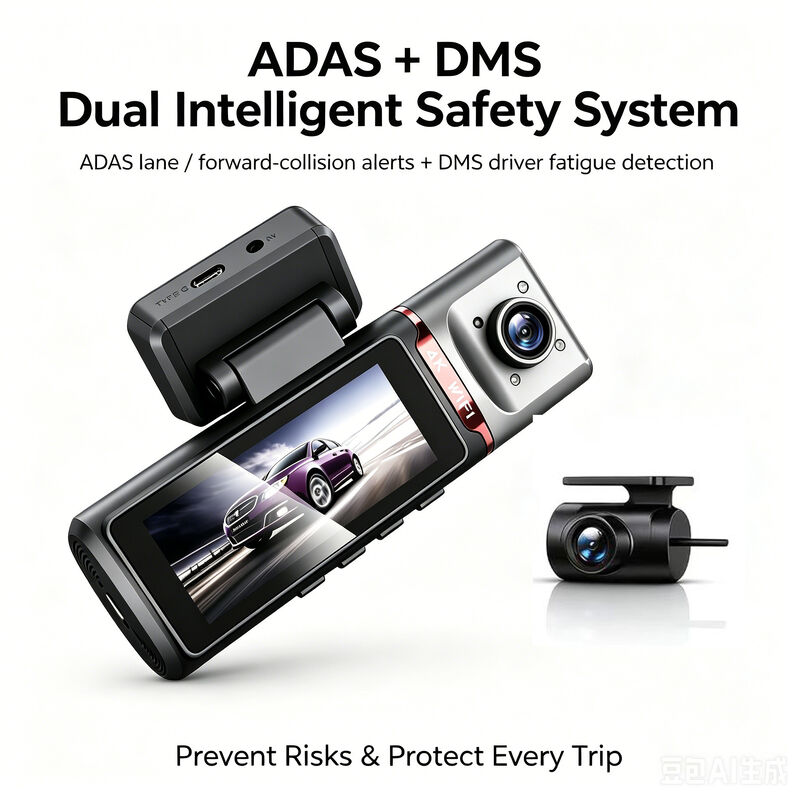 3 κανάλια HD DVR Dash Cam 4G 4K Μπροστά 1080P Καμπίνα πίσω GPS παρακολούθηση ADAS DMS 24/7 Παρακολούθηση στάθμευσης για την ασφάλεια του στόλου