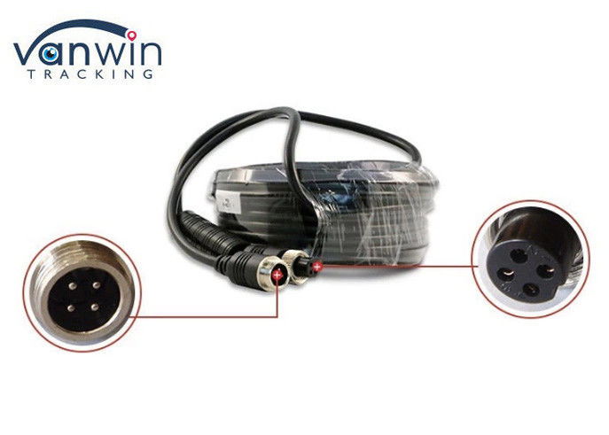 20m 4P Din Jack Extension Cable Double Shielded Female to Male Connector για κάμερα λεωφορείου