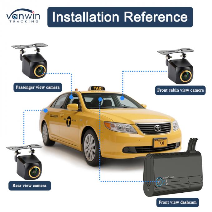 Υψηλής απόδοσης 1-4 κάμερα Dash Cam Video MDVR με AADA BSD DMS WIFI GPS 4G λειτουργικότητα Καμερα αυτοκινήτου για ταξί 2