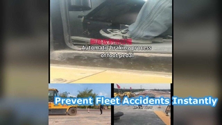 AI 4G GPS WIFI MDVR Dashcam recorder με ραντάρ 77 GHz AEBS Digital Brake Motor Active Collision Miti